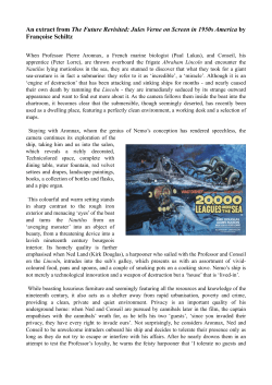 An extract from The Future Revisited: Jules Verne