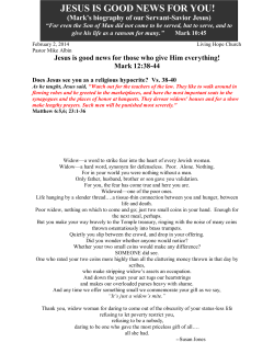 jesus is good news for you! - Living Hope Church | Oregon City