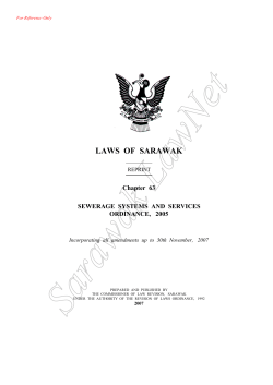 Sewerage Systems and Services Ordinance , 2005