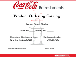 Coca~Cola Product List