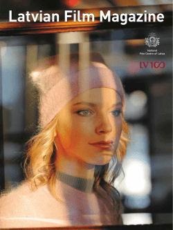 Latvian Film Magazine - Nacionālais Kino centrs