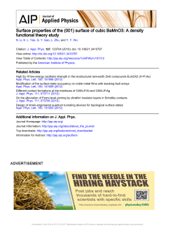 Surface properties of the (001) surface of cubic BaMnO3: A density