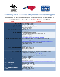 here - Alliance Behavioral Healthcare