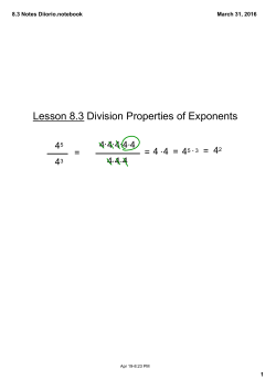 8.3 Notes Diiorio.notebook