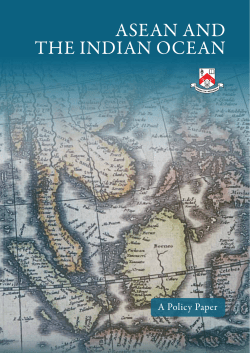 ASEAN and the Indian Ocean - The Web site cannot be found