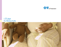 For Mothers-To-Be - BlueCross BlueShield of Tennessee