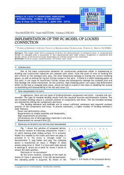 implementation of the pc model of locked connection