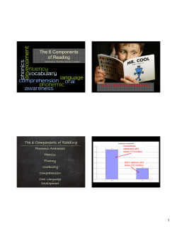 The 6 Components of Reading - BCSCR