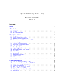 agricolae tutorial (Version 1.2-4)