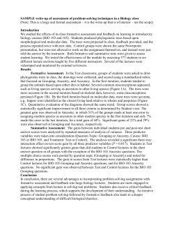 Sample from Biology (direct measure) &ndash; Cooper et al.