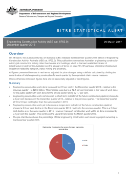 PDF: 821 KB - Bureau of Infrastructure, Transport and Regional