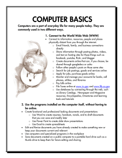 COMPUTER BASICS