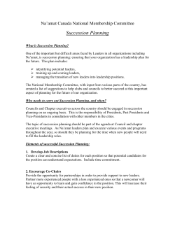 Succession Planning
