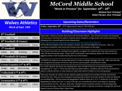 McCord Middle School - Worthington Schools