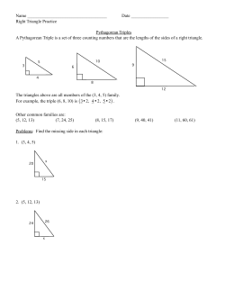 Right Triangle Practice