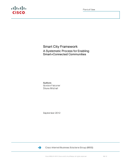 Smart City Framework