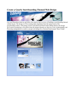 Create a Gnarly Snowboarding Themed Web Design