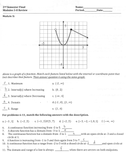 Answers to first review packet.