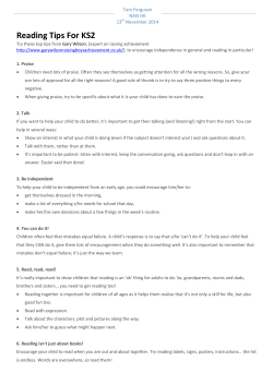 Reading Tips For KS2 - Nord Anglia Education