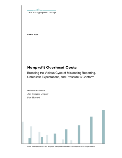 Nonprofit Overhead Costs FINAL