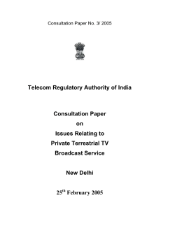 Terrestrial television (also known as over-the
