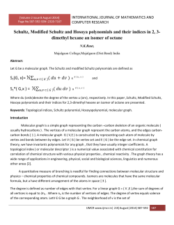 dimethyl hexane an isomer of octane Sc(G, x)= ½ Sc