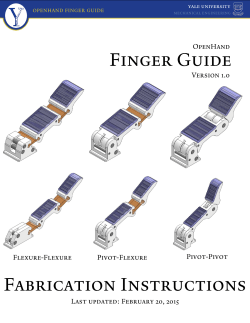 Finger Fabrication Guide