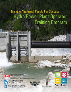 Hydro Power Plant Operator Training Program