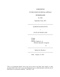 0481 - Maryland Courts