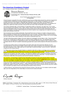 Ronald Reagan: Proclamation 5761&mdash;National Sanctity of Human