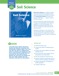 D e lta Soil Science