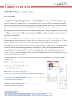 Guidance for Governors