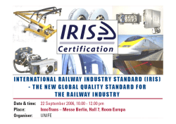 Differences between the certification against IRIS and TSI