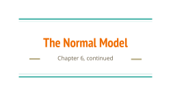 The Normal Model