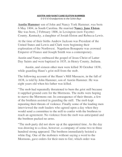 Austin Hammer son of John and Nancy York Hammer, was born 6