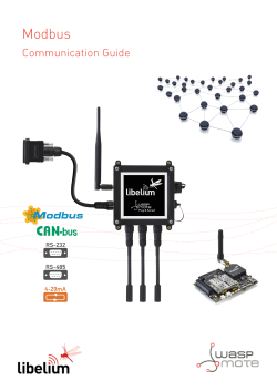 Modbus Communication Guide