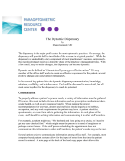 The Dynamic Dispensary - American Optometric Association