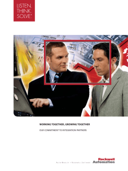 WORKING TOGETHER, GROWING TOGETHER