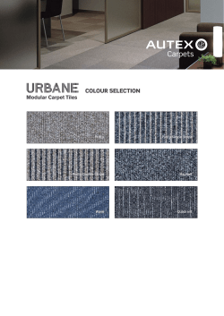 Urbane® Modular Carpet Tiles Datasheet PDF