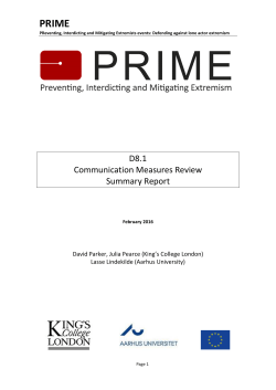 D8.1 Communication Measures Review