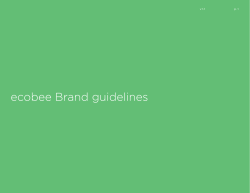 ecobee Brand guidelines