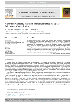 A thermodynamically consistent numerical method for a phase field