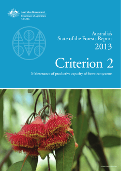 Australia`s State of the Forests Report