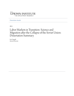 Science and Migration after the Collapse of the