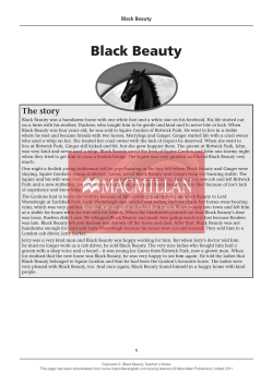 Black Beauty - Macmillan English