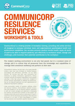 CommuniCorp Resilience Services