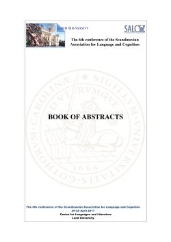 Book of abstracts (PDF 1.7 MB)