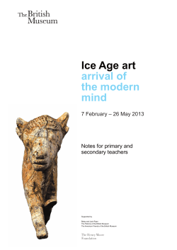 Ice Age art arrival of the modern mind