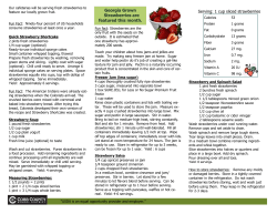 Georgia Grown Strawberries