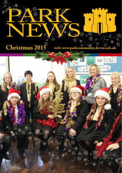 PARK NEWS - The Park Community School